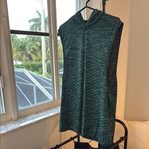 Under Armour Teal Sleeveless Hoodie